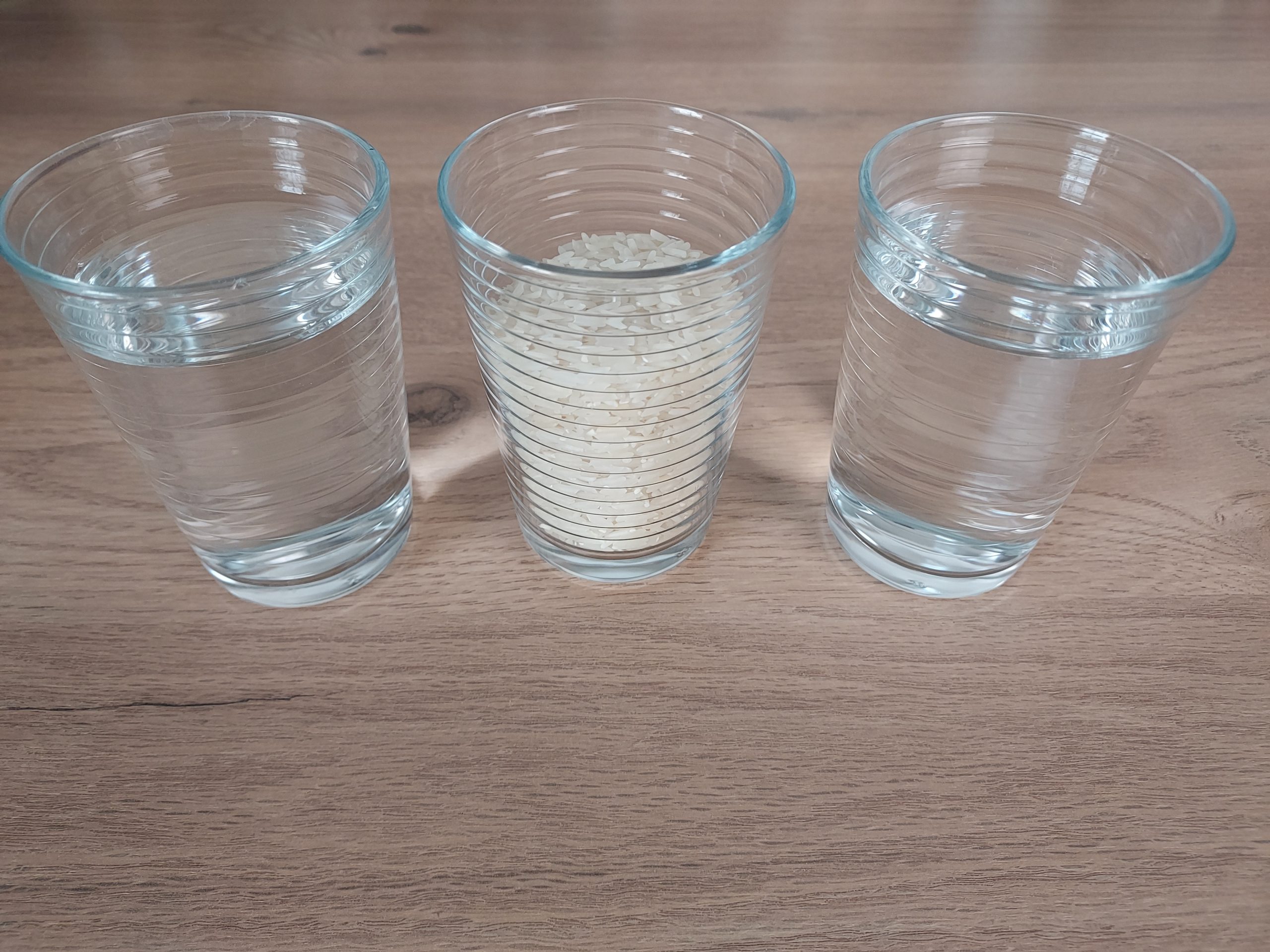 Quantité d'eau quantité d'eau riz
